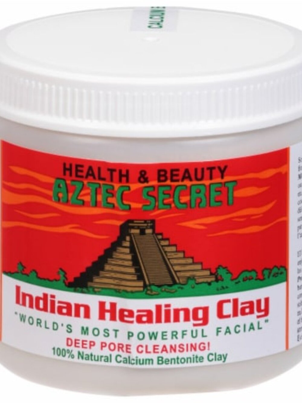 Aztec Secret Indian Healing Clay - White Jar with Red Label